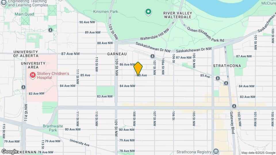 10751 85 Ave Map and Location Details