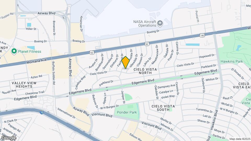 1203 Idlewilde Dr Map and Location Details