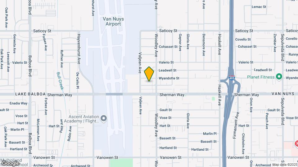 16129 Cantlay St Mapa y Detalles de la Ubicación