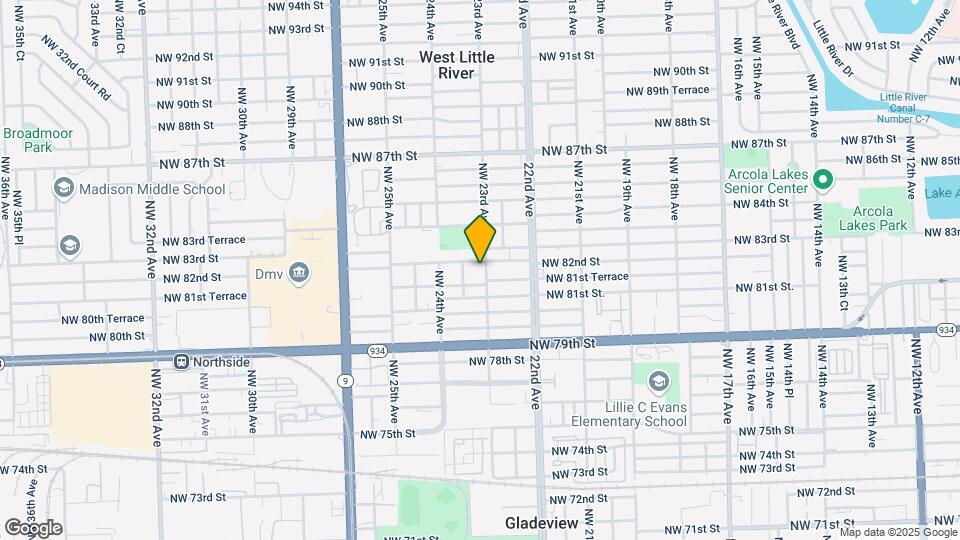 8180 NW 23rd Ave Mapa y Detalles de la Ubicación