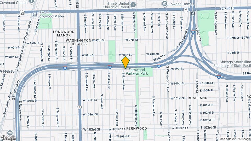 9901 S Normal Ave Map and Location Details
