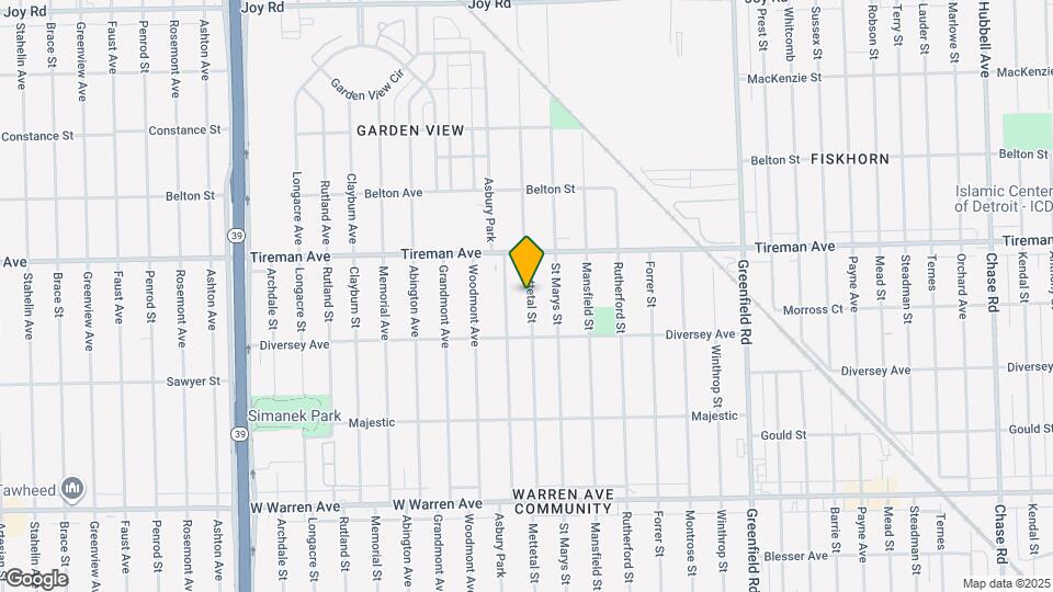 7785 Mettetal St Map and Location Details