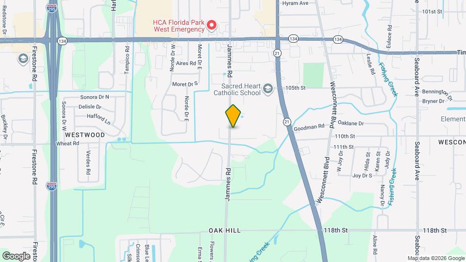 5933 Jammes Rd Map and Location Details