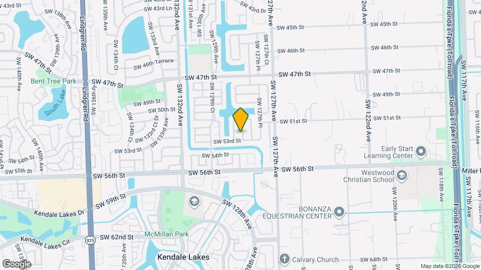5210 SW 128th Ct Map and Location Details