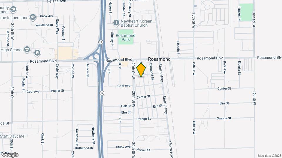 2851 Desert St Map and Location Details