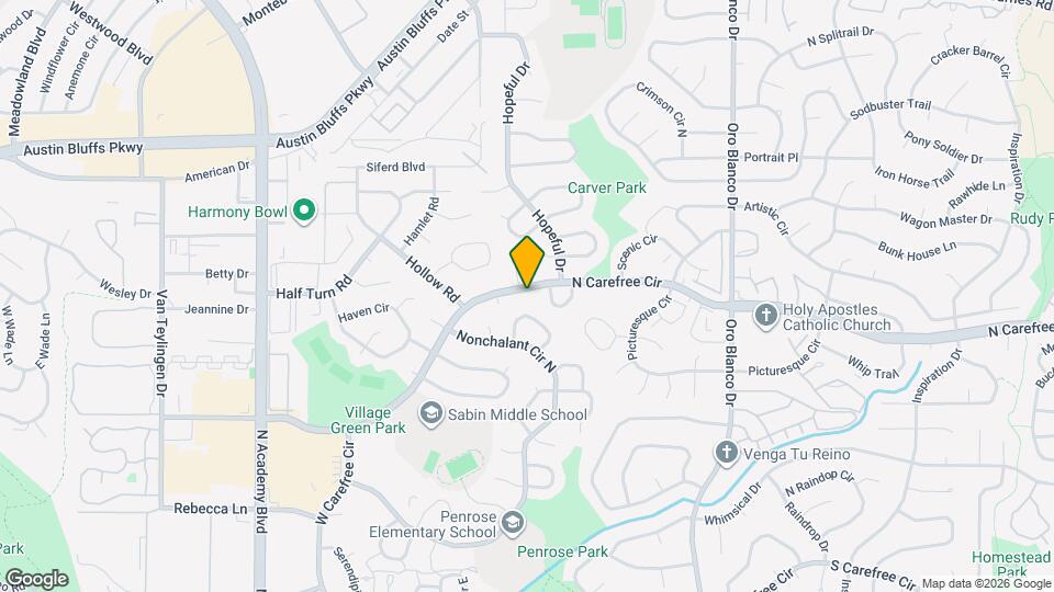 4025 N Carefree Cir Map and Location Details