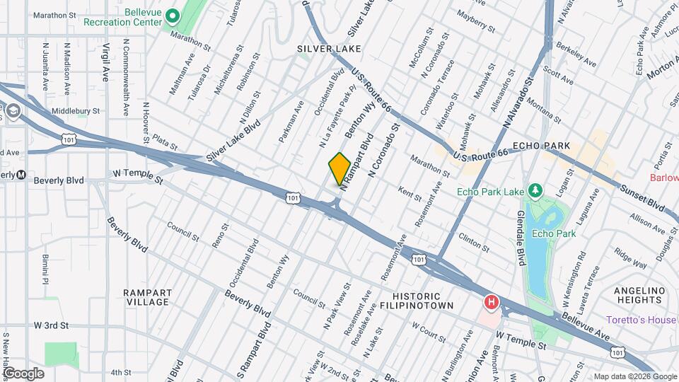 611 N Rampart Blvd Map and Location Details