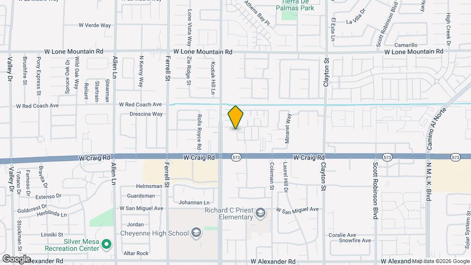 4485 Verdon St Map and Location Details