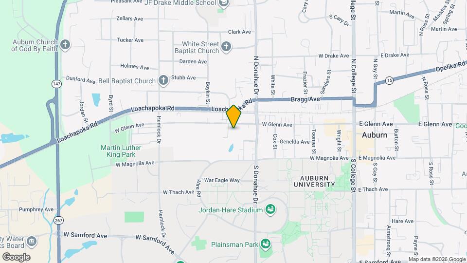 559 W Glenn Ave Mapa y Detalles de la Ubicación
