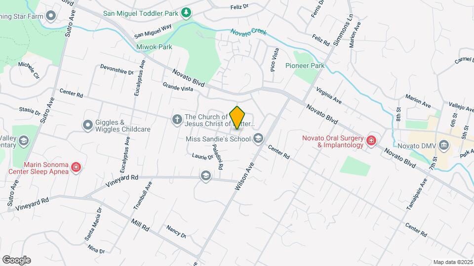 2036 Center Rd Map and Location Details