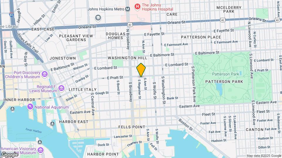 203 S Regester St Mapa y Detalles de la Ubicación
