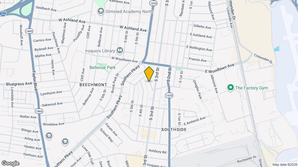 318 W Kenwood Way, Unit 1 Map and Location Details