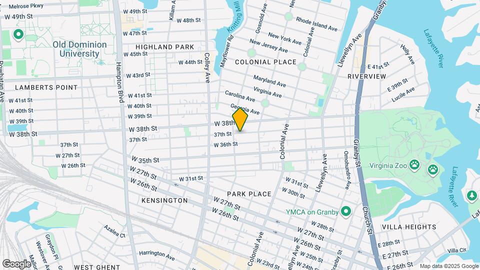 635 37th St Map and Location Details