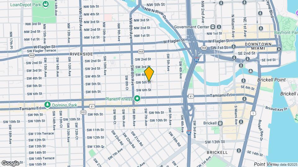 640 SW 5 St Map and Location Details