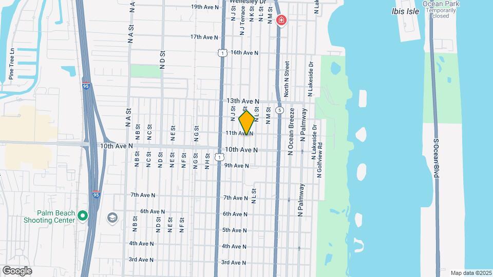 1022 N K St Map and Location Details