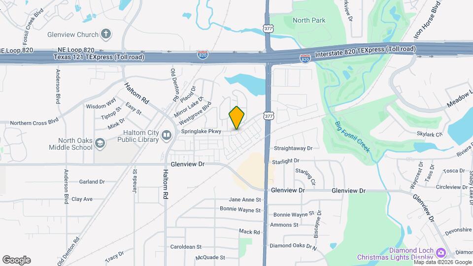5328 Springlake Pkwy Map and Location Details