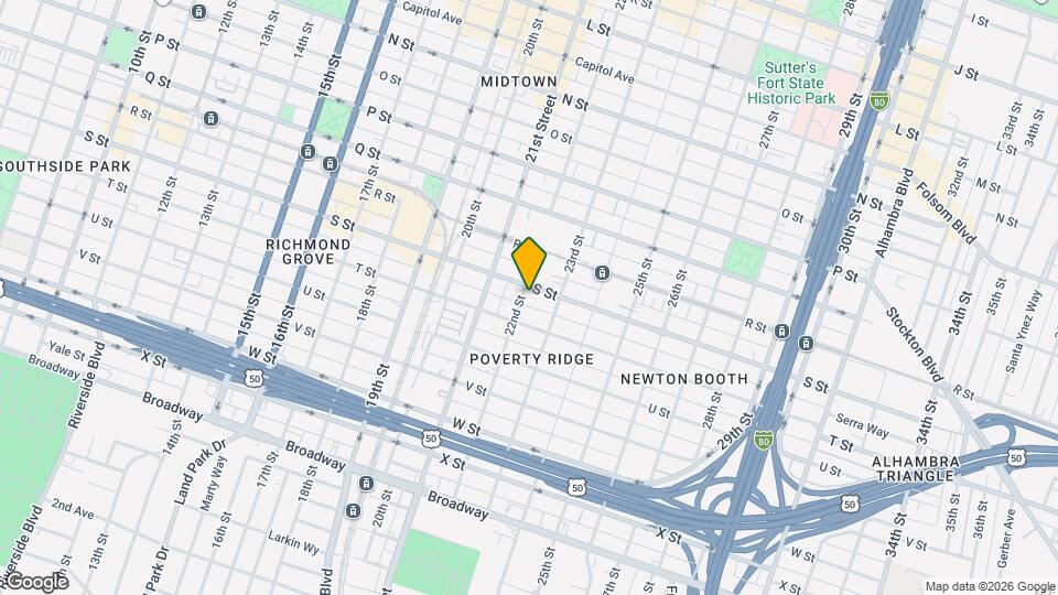 1907 22nd St Map and Location Details
