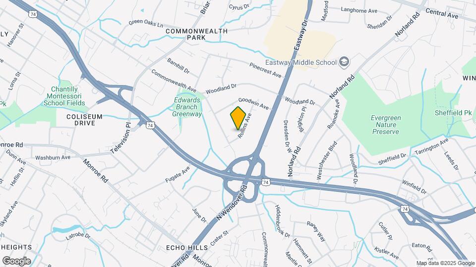 1227 Rollins Ave Map and Location Details