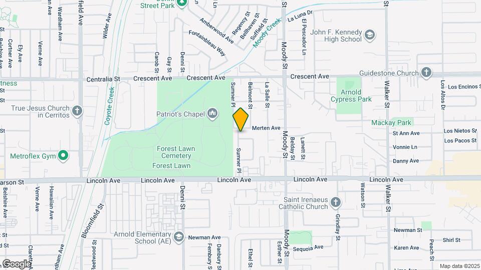 8772 Sumner Pl Map and Location Details