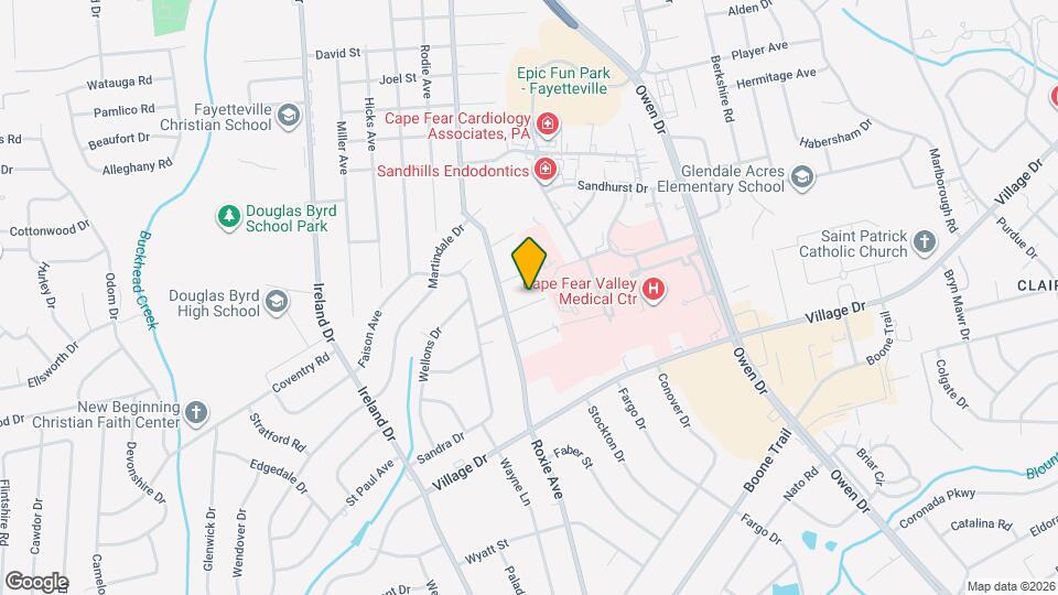 3526 Furman Dr Map and Location Details