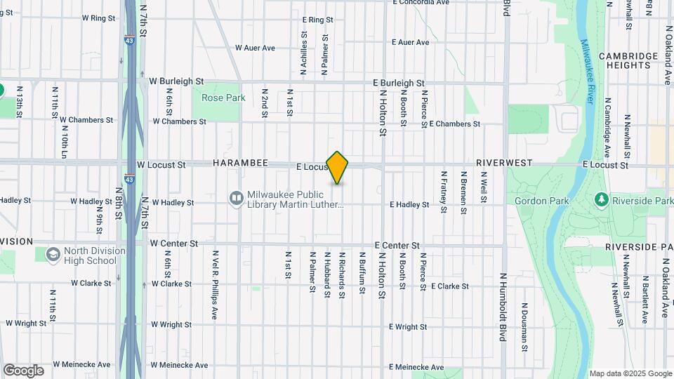 2825 N Richards St Map and Location Details
