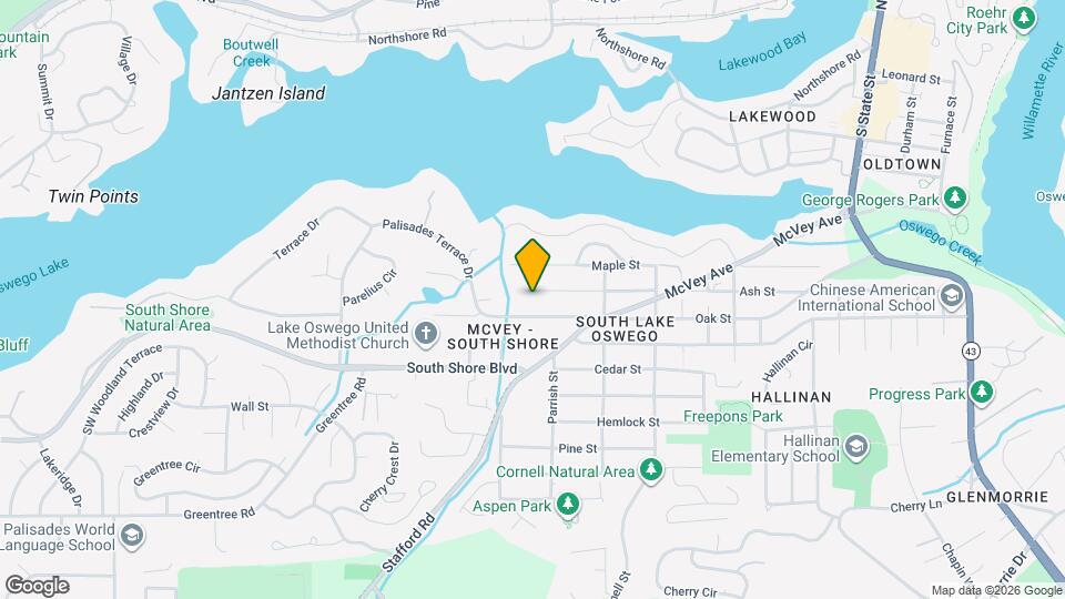 1620 Ash St Map and Location Details