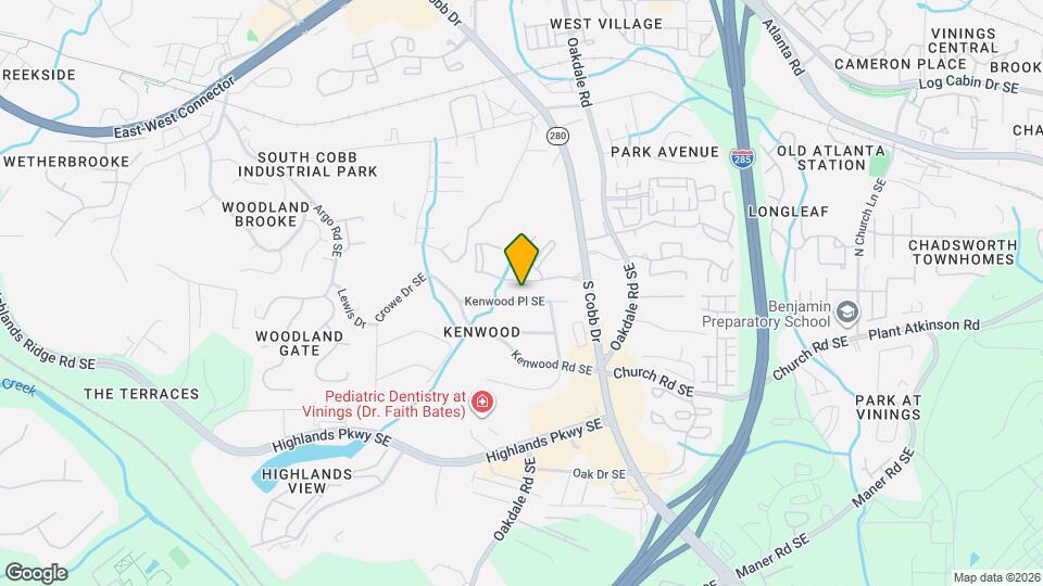 2017 Kenwood Pl SE Map and Location Details