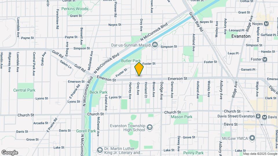 2101 Emerson St Map and Location Details
