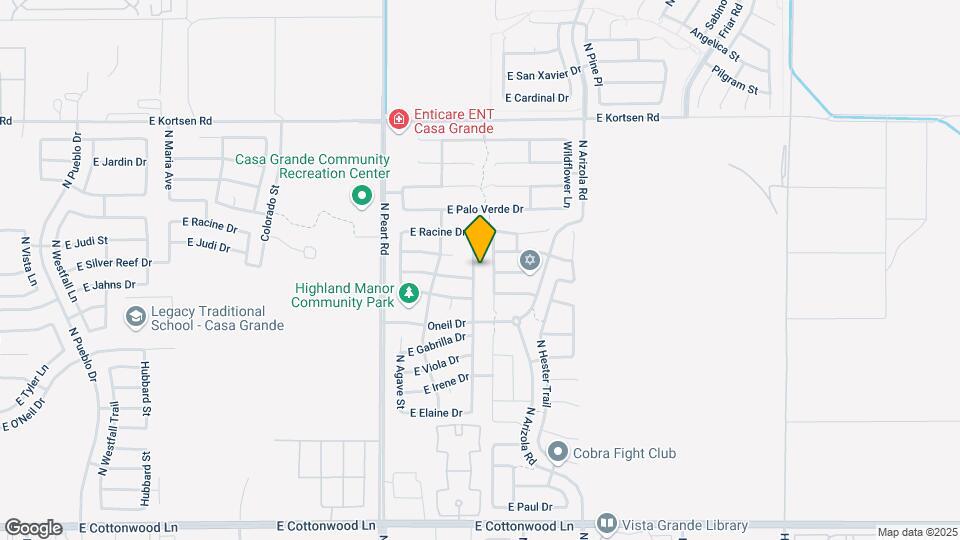 1852 N Desert Willow St Map and Location Details