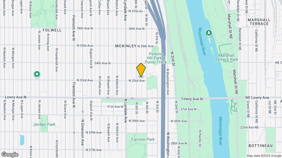 414 N 33rd Ave Map and Location Details