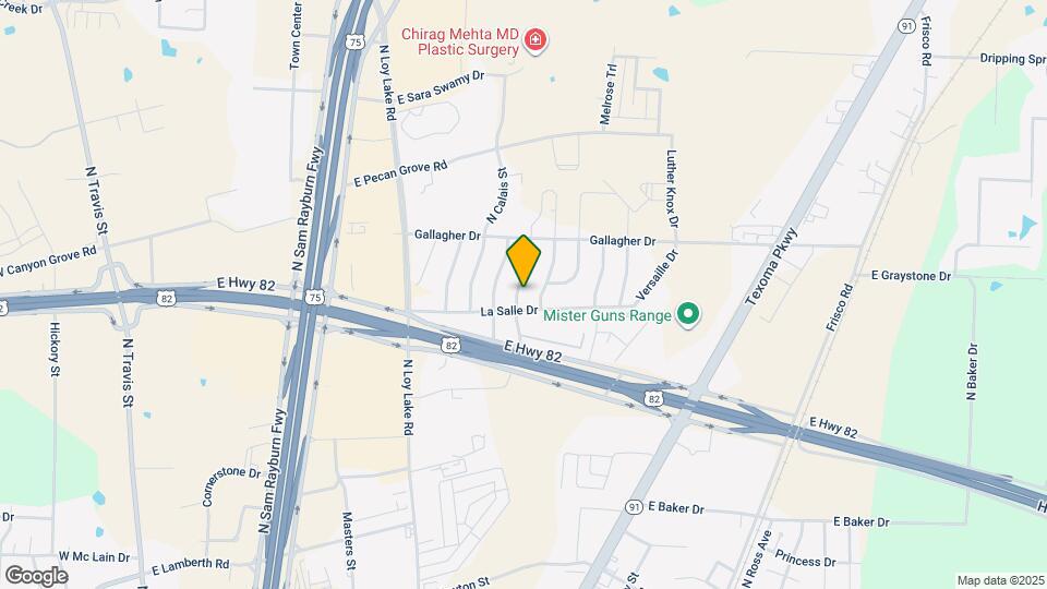 3109 Northridge Dr Mapa y Detalles de la Ubicación