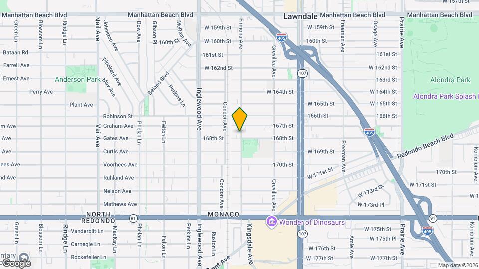 16719 Firmona Ave Map and Location Details