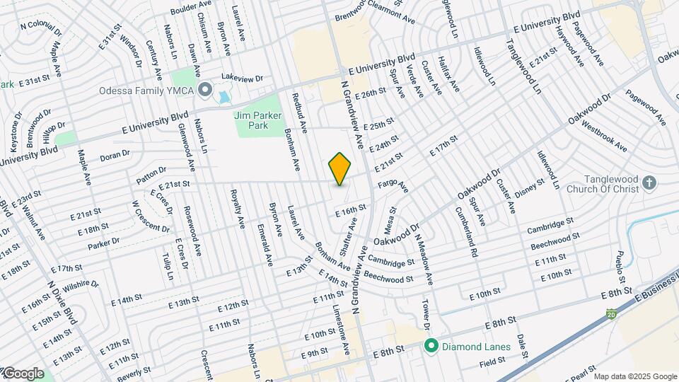 2320 E 21st St Map and Location Details
