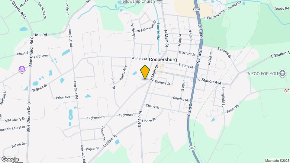 220 Locust St Map and Location Details