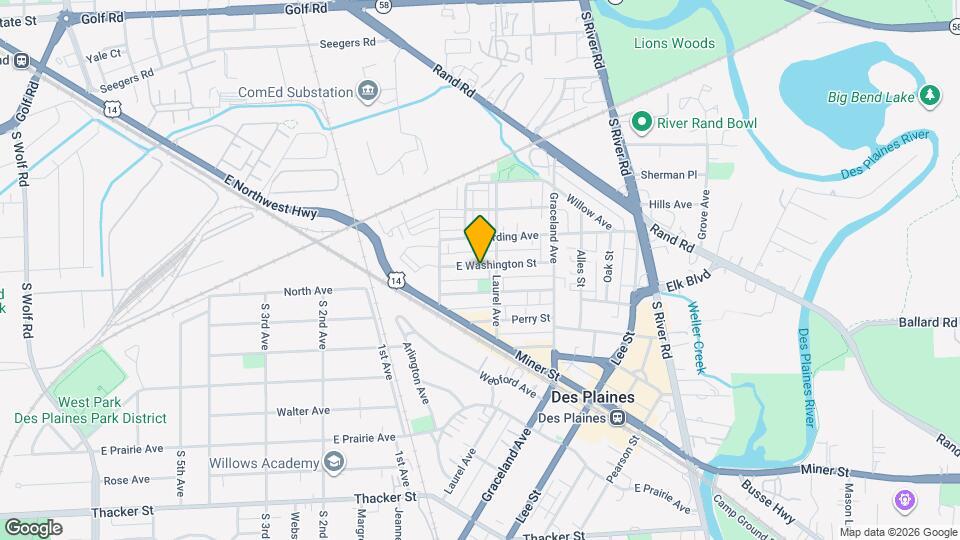 1285 Washington St, Unit #8 Mapa y Detalles de la Ubicación