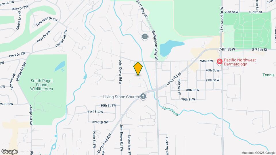 7834 Custer Rd W, Unit 7836 Map and Location Details