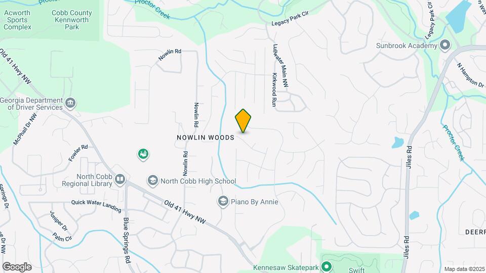2870 Donamire Ln NW Mapa y Detalles de la Ubicación