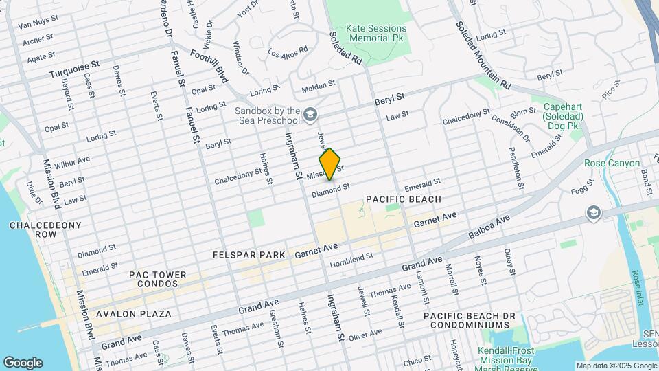 4716 Jewell St Map and Location Details