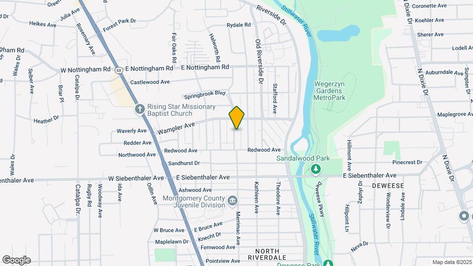 3836 Merrimac Ave Map and Location Details