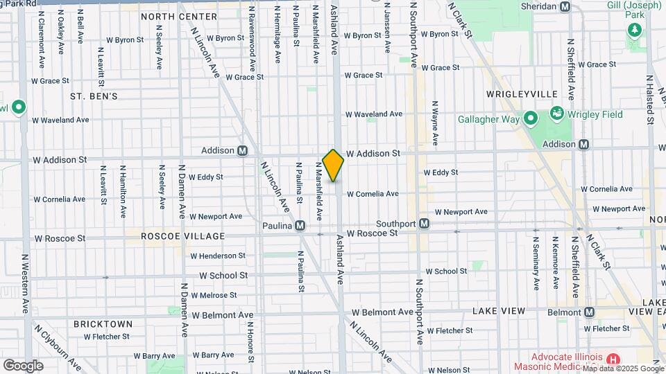 3510 N Ashland Map and Location Details