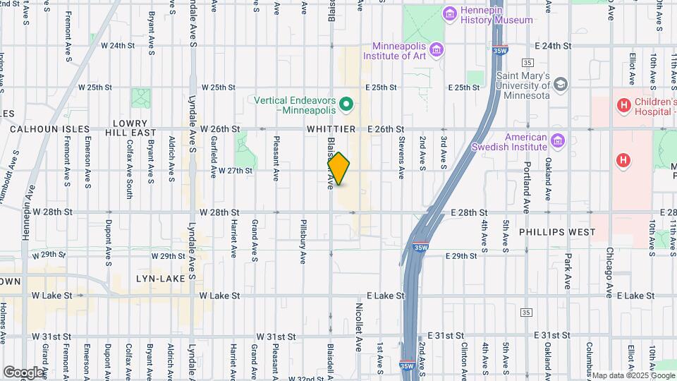2725 Blaisdell Ave Map and Location Details