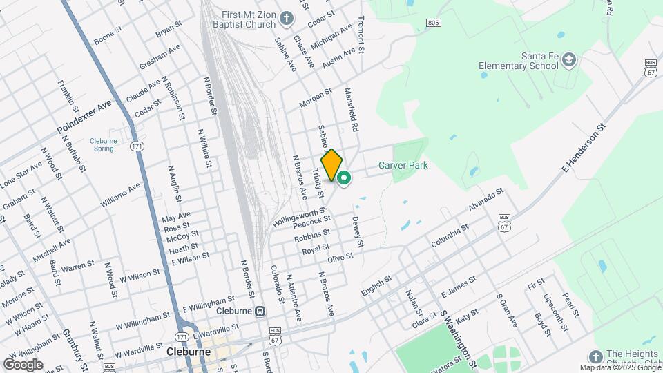 105 Sabine Ave Map and Location Details