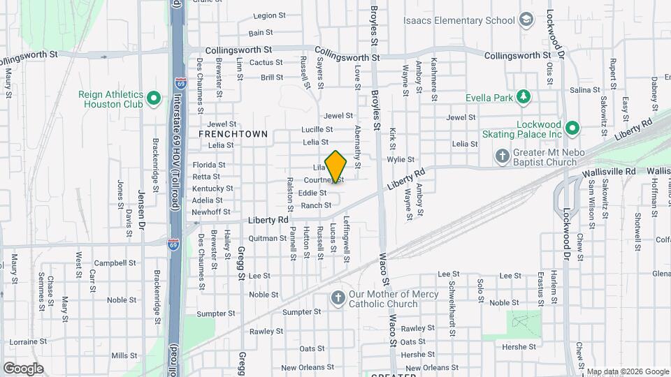 4021 Eddie St Map and Location Details
