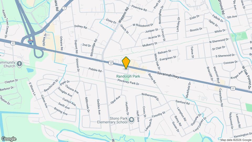 537 Braxton Ave Map and Location Details