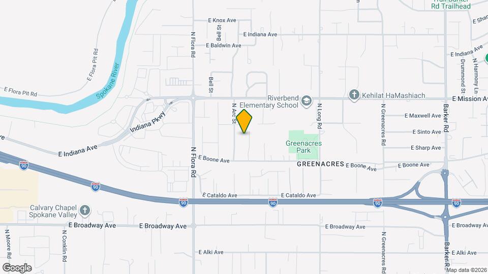 1319 N Tschirley Rd Map and Location Details