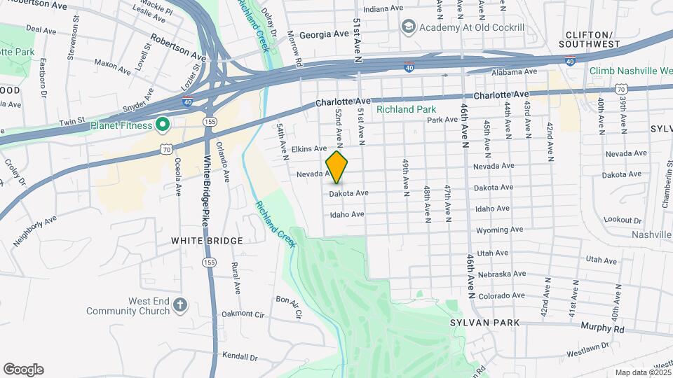 5202 Dakota Ave Mapa y Detalles de la Ubicación