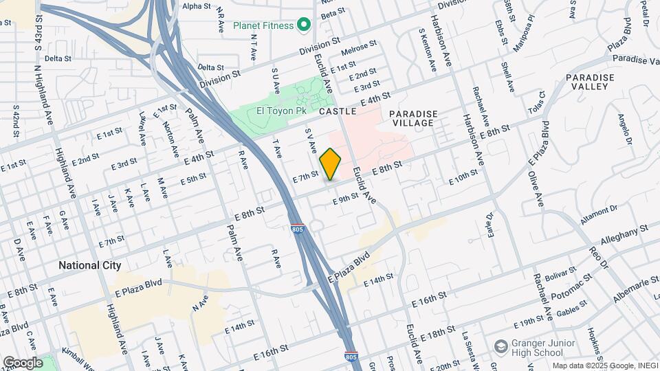 2209 E 8th St Map and Location Details