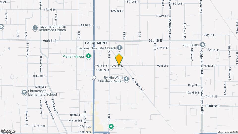 137 99th St Ct E Map and Location Details