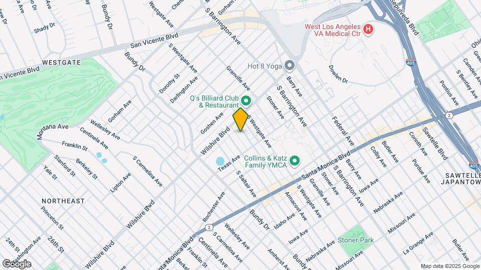 1225 Armacost Ave Map and Location Details