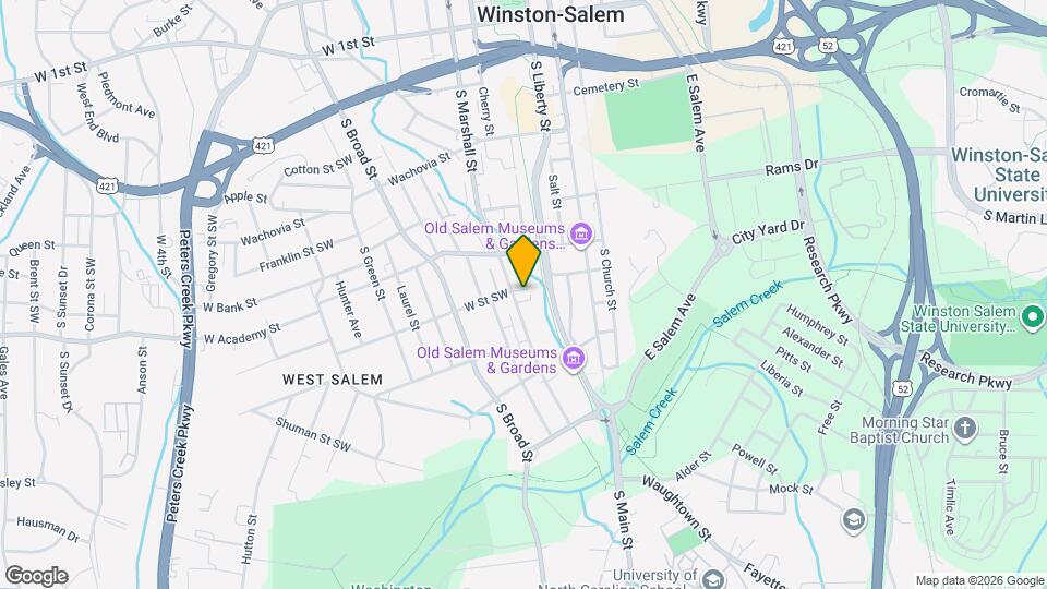 711 S Marshall St Map and Location Details